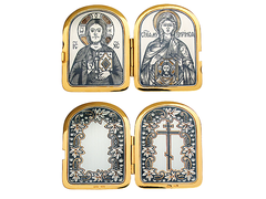 Серебряная икона-складень «Святая Вероника»